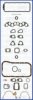 FIAT 5892426 Full Gasket Set, engine